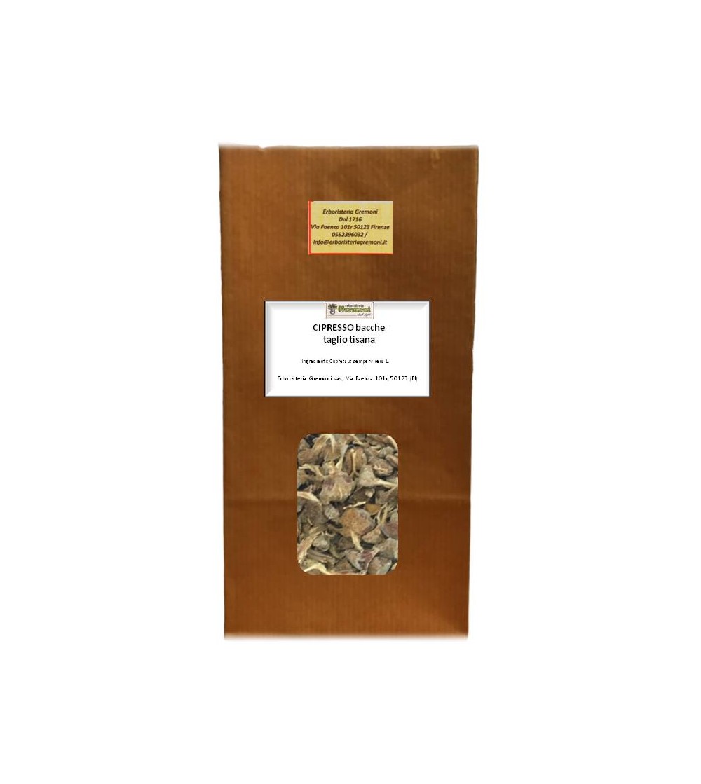 Cipresso, Cupressus sempervirens bacche taglio tisana (galbuli) 500 g