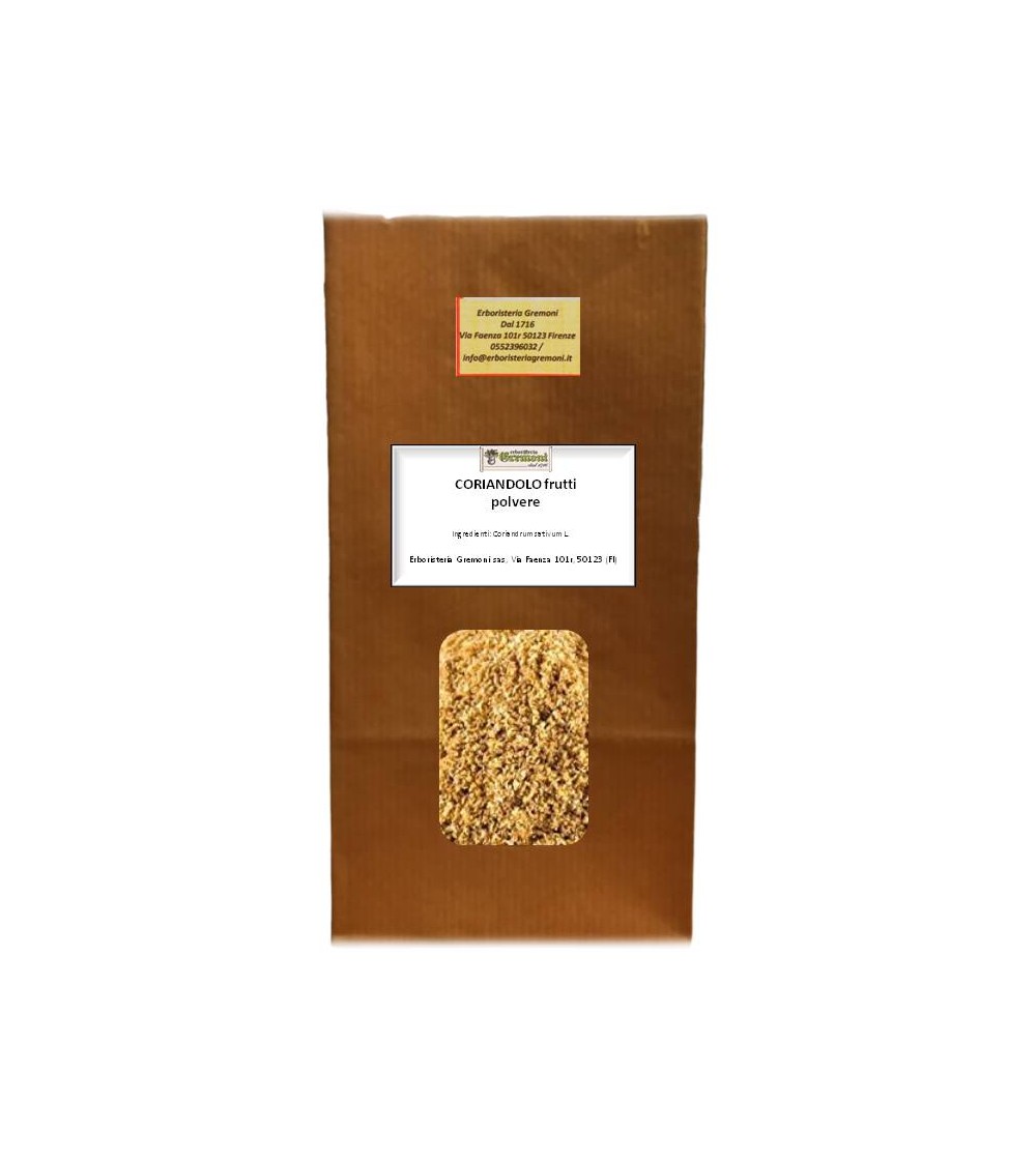 Coriandolo, Coriandrum sativum frutti polvere 500 g