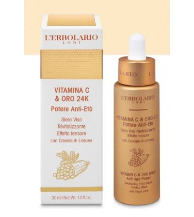 Siero Viso Vitamina C & Oro 24K L'Erbolario