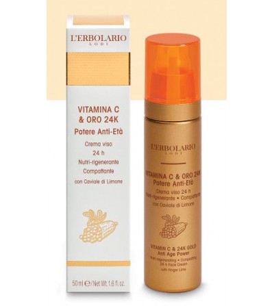 Crema Viso Vitamina C & Oro 24K L'Erbolario